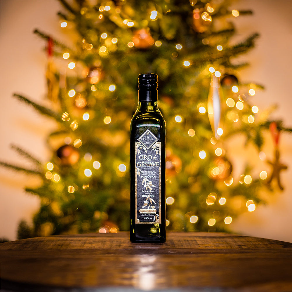 
                      
                        Casagomez.nl Oro de Genave organic biologische extra vierge olijfolie kerstgeschenk
                      
                    