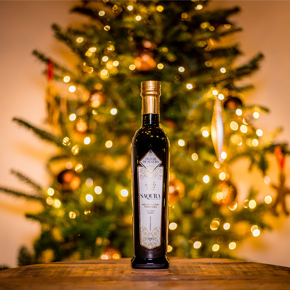 Casagomez.nl Saqura extra vierge olijfolie kerstgeschenk