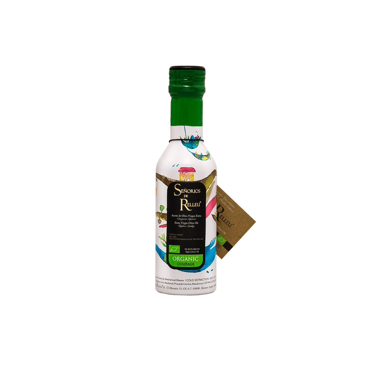 Casa Gomez Señorios de Relleu 250ml fles Organic Biologisch Coupage extra vierge olijfolie