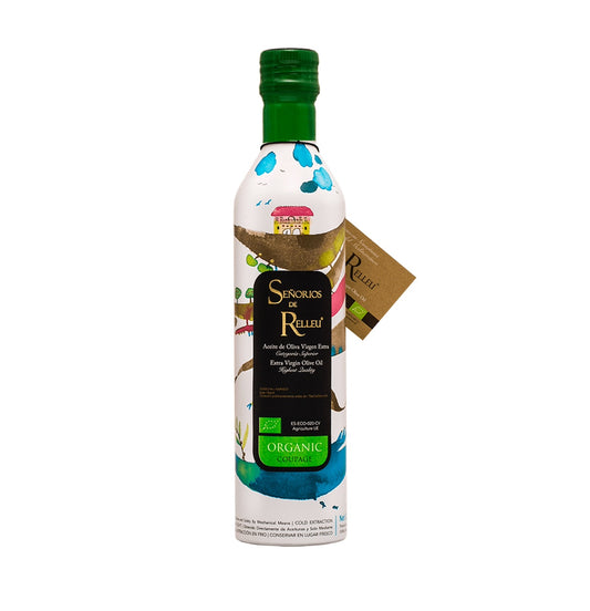 Casa Gomez Señorios de Relleu 500ml fles Organic Biologisch Coupage extra vierge olijfolie