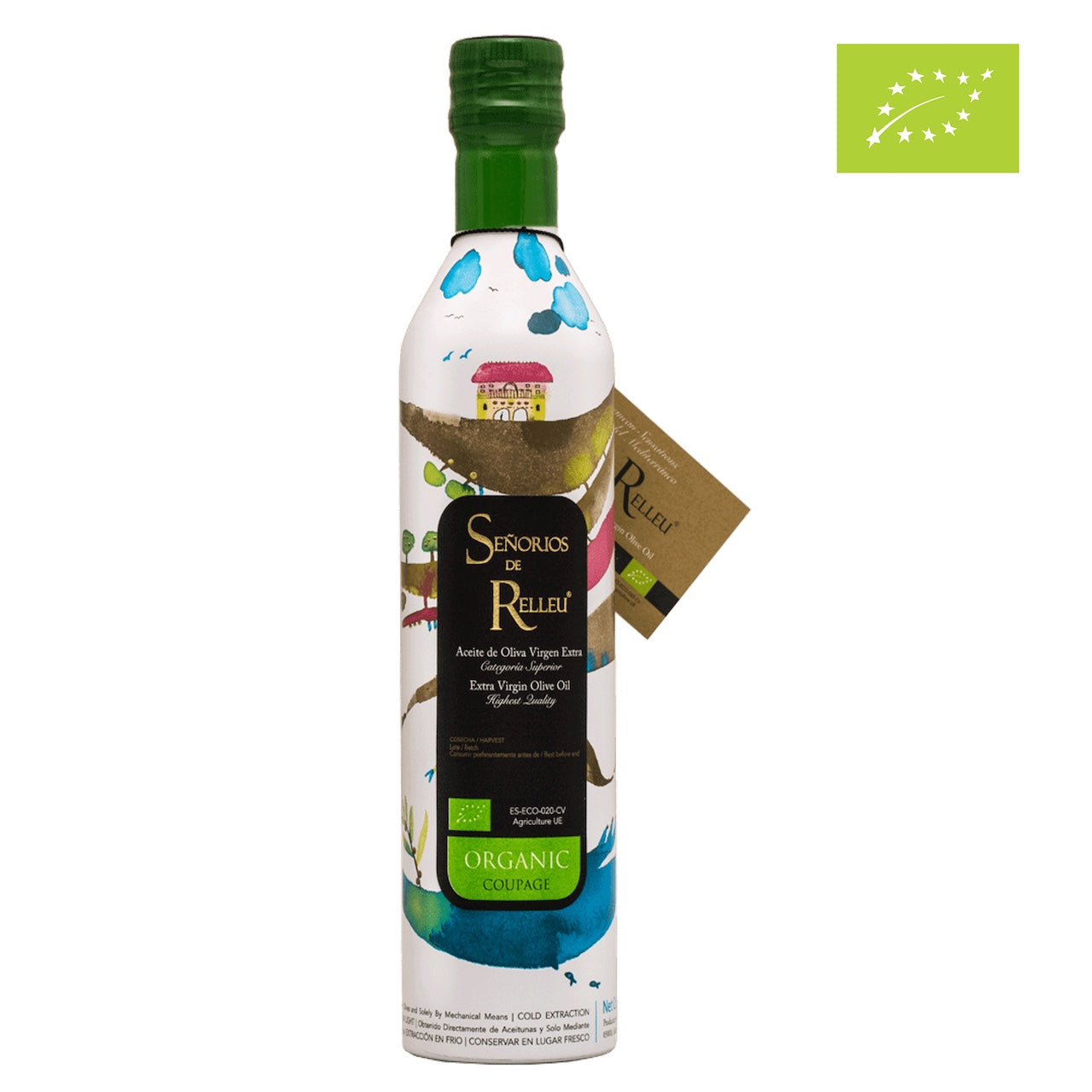 Casa Gomez Señorios de Relleu 500ml fles Organic Biologisch Coupage extra vierge olijfolie
