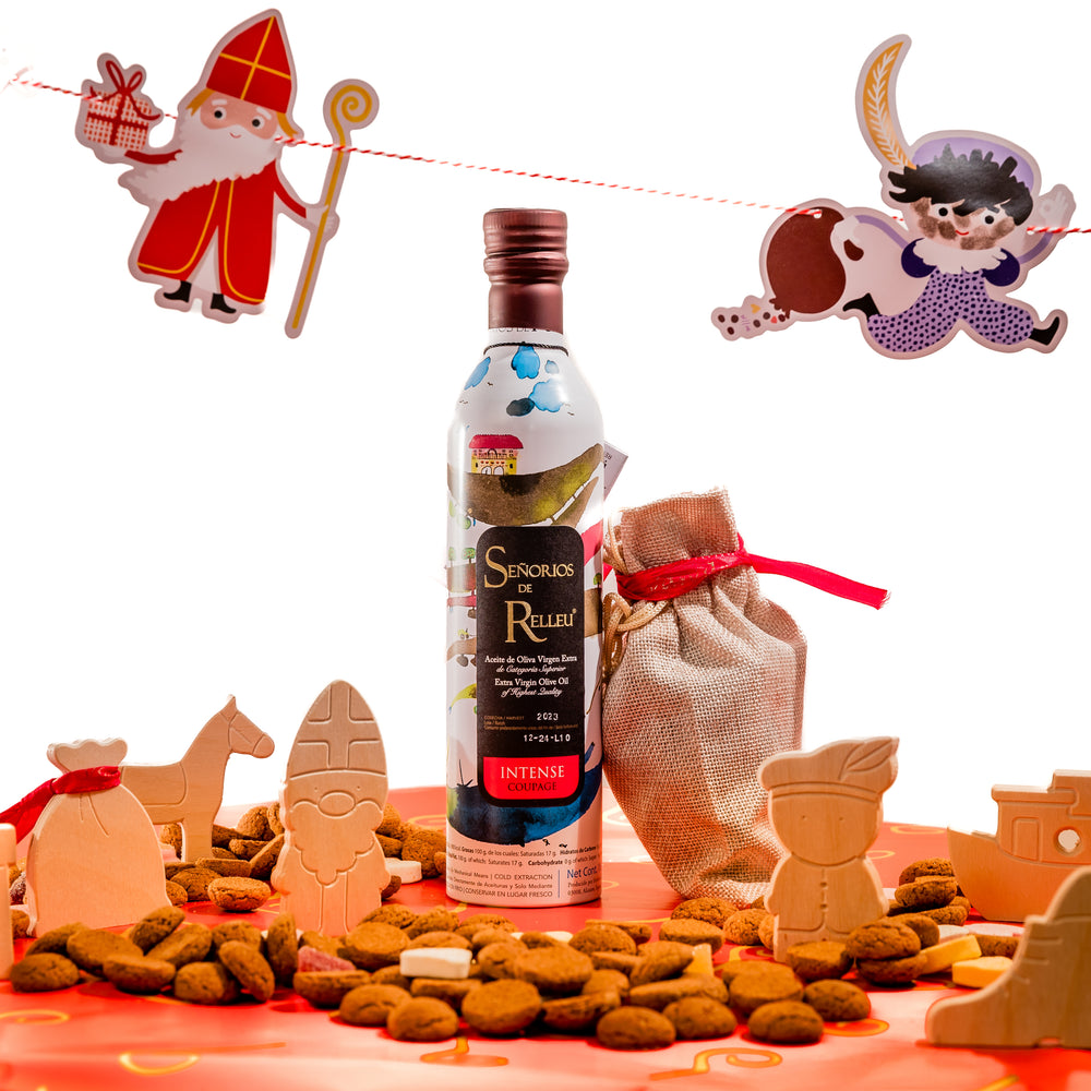 
                      
                        Señorios de Relleu Intense 500ml Sinterklaas Cadeau extra vierge olijfolie
                      
                    