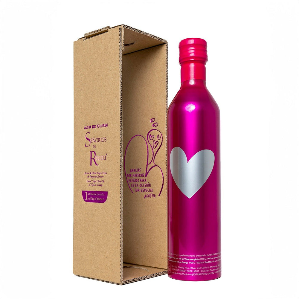 
                      
                        Agatha Ruiz de la Prada by Señorios de Relleu | Extra vierge olijfolie van de eerste oogstdag | 500ml - Casa Gomez - Spaanse biologische extra vierge olijfolie
                      
                    