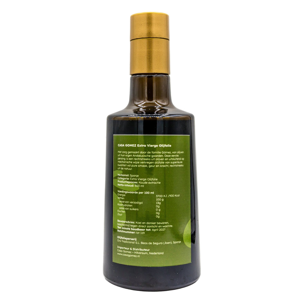 
                      
                        Casa Gomez Extra Vierge olijfolie - Casa Gomez - Spaanse biologische extra vierge olijfolie
                      
                    