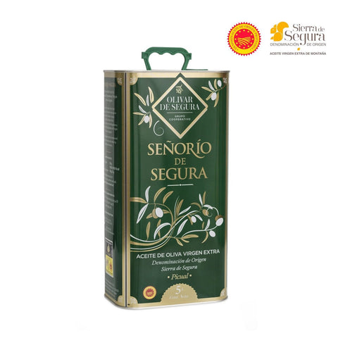 Señorío de Segura extra vierge olijfolie, blik van 5 liter