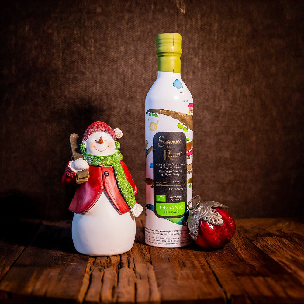 
                      
                        Señorios de Relleu | Organic Coupage (Biologisch) | Extra vierge olijfolie - Casa Gomez - Spaanse biologische extra vierge olijfolie
                      
                    